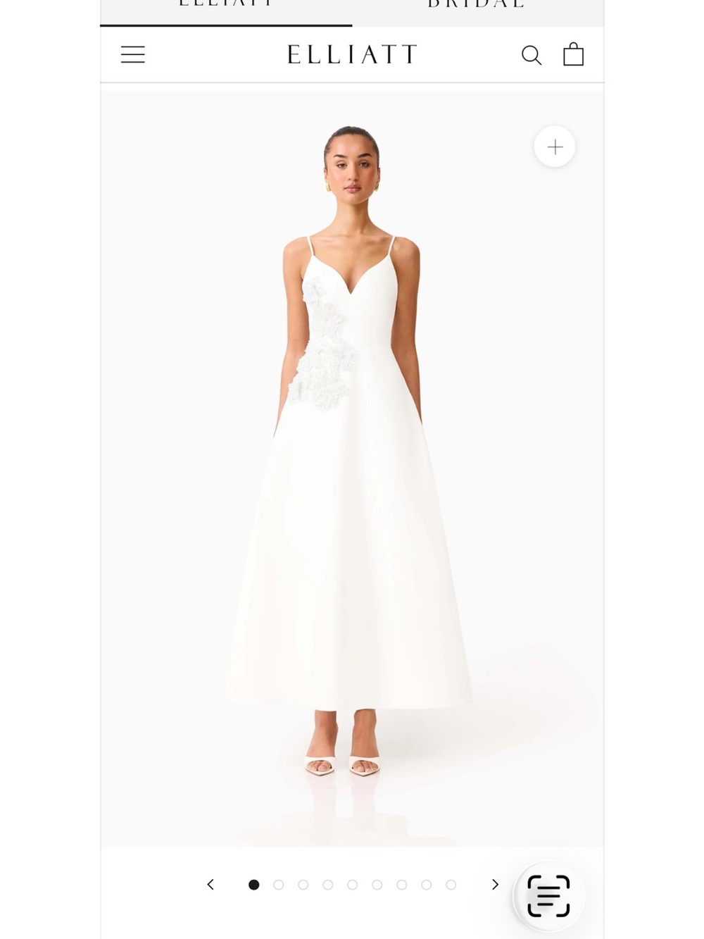 ELLIATT Stella A-Line Gown in White